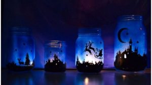 Magicial Light Mason Jar For Christmas Ideas